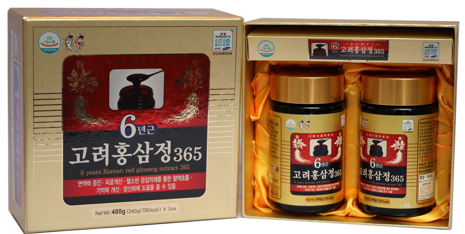 Cao hồng sâm 2 lọ 365